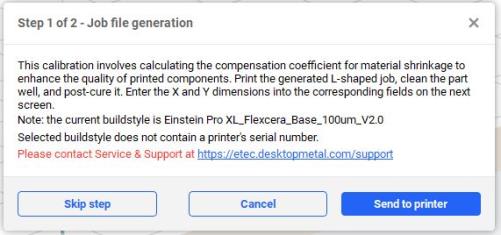 Printer Calibration
